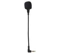 Generico Tiny Mic, Helmet Microphone Flexible 3.5mm Replacement, Dynamic Portable Headphones Microphone Spear for Remote Work, Video Conferencing, ABS, 20g, 17cm