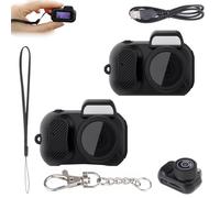 Generico Tiny Nostalgia Cam, Tiny Camera Keychain, Tiny Nostalgia Camera, Tiny Keychain Camera, 1080p HD Mini Portable Sport Camera, 60 Mins Battery Life (Camera+16G*2)