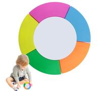 Generico Tire Shape Highlighter Set - 6 Vibrant & Pastel Coloured Marker Pens, Petal Designed Barrel For Comfortable Grip | Smudge-Free Ink For Students, Journaling, Planning & Study