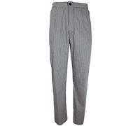 Generico Tirso, Uomo, Chef, Cotone, Pantalone Cuoco, Pied de Poule Bianco/Nero (XL IT Uomo)