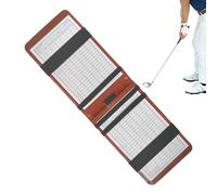 Generico Titolare della scorecard - Notebook da Golf | Display per punteggio in Pelle PU per Tasca Posteriore | Pratica addestra