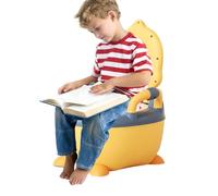 Generico Toddler Potty, Baby Trainer Toilet, Compact Heavy Duty Design Easy to Use, Lightweight Duck Shaped Portable Training Toilet for Outdoor Travel, Camping, Road Trip and Home, Yellow