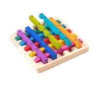 Genérico Toddler Stacking Toys, Wooden Sensory Educational Stacker Learning Activities, Rainbow Stick Stacking Toys, Preschool For Girl Boys Kids Children Classroom Home