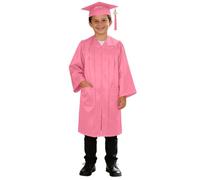 Generico Toga Bambini Asilo Costume da Laureato Accademico con Cappello Tocco e Nappa 2026 Abito Diploma per Scuola Materna e Primaria Kit Completo per Cerimonia di Graduazione
