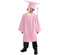 Generico Toga Bambino 2025 Abito da Laureato Bambini Set Toga Cappello e Costume Asilo Costumi da Laureato per Bambini Asilo Studenti Elementare Costume Travestimenti Laurea 4-10 Anni