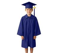 Generico Toga Bambino Set Toga E Tocco Per Bambini 2-14 Anni Costume Da Laureato Con Stola Cappello E Nappina 2026 Abito Diploma Per Asilo Scuola Materna Primaria Kit Completo Graduazione