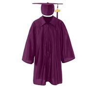 Generico Toga Bambino Set Toga E Tocco Per Bambini 2-14 Anni Costume Da Laureato Con Stola Cappello E Nappina 2026 Abito Diploma Per Asilo Scuola Materna Primaria Kit Completo Graduazione