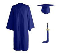 Generico Toga da Laurea per Adulti Abito da Laurea Universitaria con Cappello e Ciondolo Perfetto per Cerimonie di Laurea e Eventi Accademici 2025