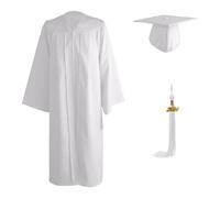 Generico Toga da Laurea per Adulti Abito da Laurea Universitaria con Cappello e Ciondolo Perfetto per Cerimonie di Laurea e Eventi Accademici 2025