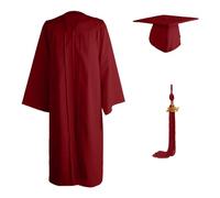 Generico Toga da Laurea per Adulti Abito da Laurea Universitaria con Cappello e Ciondolo Perfetto per Cerimonie di Laurea e Eventi Accademici 2025