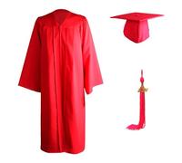 Generico Toga da Laurea per Adulti Abito da Laurea Universitaria con Cappello e Ciondolo Perfetto per Cerimonie di Laurea e Eventi Accademici 2025