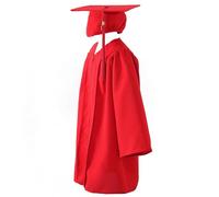 Genérico Toga di laurea per bambini, toga di laurea per bambini, set di vestaglia con cappello e vestaglia traspirante per asilo e prescolare, vestaglia da coro