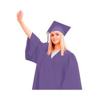 Generico Toga Laurea con Cappello con Ciondolo 2026 Donna Uomo Costume università Scuola Superiore Dottorato Master 6 colori Regalo