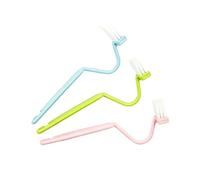 Generico Toilet Brush Set, 3 Pezzi di Scopini for WC A Forma V, Montaggio A Parete, Manuali, Design Senza Bisogno Strofinare, Puliscono Efficacemente Gli Angoli del Bagno