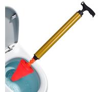Generico Toilet Plunger, Heavy Duty Bathroom Unclogger, 18x6 Inches Rustproof Tool with Anti Slip Handle, Air Drain Cleaner Accessory, Plunger with Style, Home Gear for Dorm Hotel Apartment Kitchen