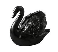 Generico Toilet Screw Covers - Decorative Modern Ceramic Swan | Toilet Bowl Caps Screw Cover Suitable for Bathroom Bedroom Apartment Dorm Office Hotel RV Countertop Windowsill