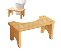 Generico Toilet Step Stool - Pooping Support for Bathroom | Wooden Portable with Foldable Non Slip Ergonomic, Squat Aid Home Travel Apartment Dorm Hotel Use Indoor Outdoor for Living Space Access