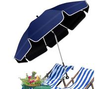 Generico Toldo Ajustable 360° Protección UV - Sombrilla Para Silla De Playa | Parasol Ajustable Con Abrazadera Para Silla | Exteriores Camping Playa Jardín Pesca Patio Trasero Balcón Vacaciones