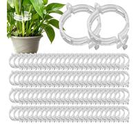Generico Tomato Clips - 100PCS Reinforced Wide Opening Plant Support Clips | Reusable Vine Training Fastening Clamps for Tomatoes, Cucumbers, Peppers, Grapes, Garden And Farm Use