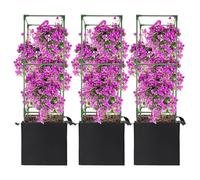 Generico Tomato Support Cage - Balcony Garden Three Pieces Heavy | Tomato Cage with 18 Galloon Bag | Stainless Steel Rust Proof Tall for Cucumber Peppers Eggplants Vegetables Patio Garden Raised Bed