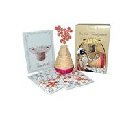 Generico Tombola Tradizionale Classica Napoletana con Cestino in Vimini - Set Completo con Cartelle, Numeri e Panariello - Gioco Classico per Famiglie, Feste e Regalo Artigianale
