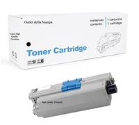 Generico Toner Sostituto con Oki 44469804 Nero 5000 Copie - Marca【Outlet della Stampa】 Compatibile con Oki C510 C511 C530 C531 MC561 MC562 MC562