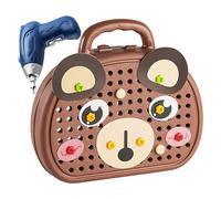 Generico Tool Playset - Educational Fine Motor Skills Construction Playset | Pretend Play Construction STEM Learning Toys | Kids Tools Set Kids Screw Tool for Preschoolers Children Over 3 Years Old