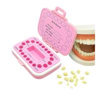Generico Tooth Keepsake Box - Rainbow Babý Memory Case | Tweezer Lanugo Set | PP with EVA lining protects teeth. Includes tweezers, lanugo bottle, and cotton balls. Perfect for storing Babý teeth and Cħi