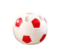 Generico Toothbrush Holder Organizer | Soccer Shape Pencil Pen Holder, Pen Organizer | Multifunctional Makeup Brushes Organizers, Pencil Cup, Desktop Storage Box For Desk, Vanity Table, Home