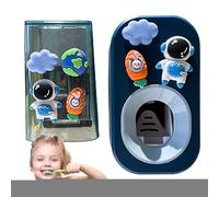 Generico Toothbrush Holders Set,Cute Wall Mounted Tooth Brush Stand Set 3 - Multifunctional Toothpaste Squeezer, Punch-Free Stable Organization For Kitchen, Dorm Room