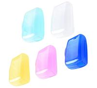 Generico Toothbrush Protector Covers, 5-Piece Dustproof Electric Toothbrush Head Caps, Portable Storage for Travel, Camping, School, Business Trips, Hygienic Case for Tooth Brush Protection