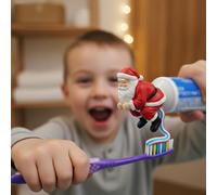 Generico Toothpaste Topper - ABS 10x7cm | Santa Claus Toothpaste Cap With Funny Poop Design | Novel Christmas Bathroom Accessory And Gag Gift For Kids, Family, And Holiday Home Decoration