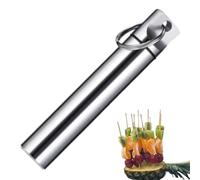 Generico Toothpick Travel Case | Aluminum Alloy Pocket Box Container Dispenser - Hygienic Tooth Pick Bucket Carrying Case for Restaurants, Kitchen, Homes
