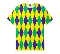 Generico Top Casual Ragazzo Morbida e Confortevole sulla Pelle Modello con Cappuccio Casual Versatile Maglietta Neon Tie Dye Hippie Maglietta Unisex Tinta Unita Colorata per Tempo Libero Scuola