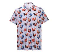 Generico Top da Uomo a Manica Corta,Polo Traspirante Outdoor Design Camicia Elegante Tessuto Rapido Asciugatura Polo con Colletto Contrasto Risvolto Adatti Uso Quotidiano