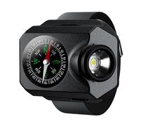 Genérico Torcia da polso - Mini luce LED da bambola, 23 x 6,2 x 1,9 cm, con e cinturino in silicone regolabile, per corsa, ricaricabili, a prova di acqua IPX4, 5 modalità SOS