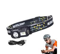 Genérico Torcia frontale per pesca | Sensore portatile ricaricabile per attività notturne - Luce intensa e duratura per escursionismo, campeggio, ciclismo e alpinismo