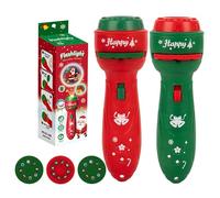 Generico Torcia per proiettore natalizia per bambini, 24 modelli Torcia per proiettore Giocattoli, Proiettori per Torcias leggera per storie di sonno per bambini, Torce natalizie per riempitivi