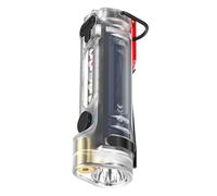 Generico Torcia Portachiavi - LED Ricaricabile 6,5x1,5 Cm, Torcia Regolabile, Portachiavi USB Impermeabile Attrezzo Luminoso Per Camminare Campeggio Lavoro Notturno Corsa A Casa Sopravvivenz