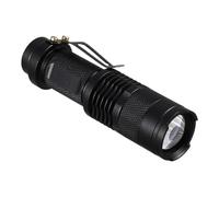 Generico Torcia UV - 15 Cm, Alluminio | Messa A Fuoco Telescopica, Impermeabile, Lunghezza D’onda 395 Nm, Batteria AA, Modalità Forte E Debole, Ideale Per Esterni E Sicurezza