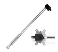 Generico Torque Wrench - 1/2 Inch Drive Flexible Shaft Spanner 18 Inch Extension Bar Spring Ball Bearing Socket Extender Hand Tool For Car Truck Motorcycle Bike Repair