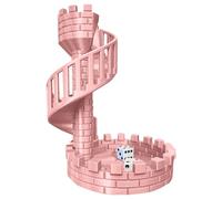 Generico Torre Castello - Torre per Giochi da Tavolo con Design Scale Castello | Tórre Medievale per Giochi da Tavolo | Decorazione Artistica da Scrivania per Bambini Adulti Serata di Gioco