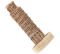 Generico Torre Pendente di Pisa in Resina Artigianale, Statua Decorativa per Casa e Ufficio, Accessorio Architettura Desktop di Edificio in Miniatura, Decorazione Tavolo Compatta