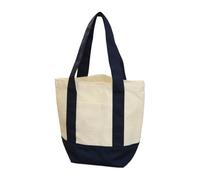 Generico Tote bag - comodi sacchetti di cotone naturale | Pacchetto di ricamo elegante riutilizzabile | Borsa per il pranzo | Borse per la drogheria per la stampa dello shopping e la decorazione