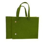 Generico Tote Bag - Foldable Lightweight Felt Handbag, Portable Work Bag | Spacious Design, Easy Carry Function, Ideal for Women Travel School Commute, 11.42x7.68x1.57 inches