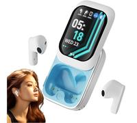 Generico Touch Screen | Earbudi smart HD wireless audio, touchscreen a colori, a cordoncino che cancellano il rumore, wireless, custodia di ric