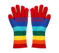 Generico Touchscreen Knit Winter Mittens - Rainbow Cold Weather Gloves, Flexible Driving Handwear, Soft Insulated Warm Gloves | Practical For Men And Ladies Sports Commuting Travel Outdoor Activities