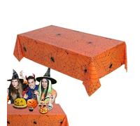 Generico Tovaglia Ragnatela, Tovaglia Ragnatela di Halloween - Copritavoli di Halloween con ragnatela | 53,9x107,8 pollici Decorazioni di Runner Spider Web Copritavolo per pranzo, compleanno