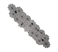 Generico Tovaglietta Gotica - Decorazione Tovaglie Halloween Ragnatela Nera,per Bar Ristorante Casa Matrimonio Gotico Festa del Raccolto