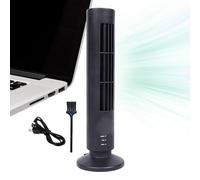 Generico Tower Fan - ABS USB Powered Tower Cooling Air Circulator | Upright Portable Bladeless Fan | Quiet Energy Saving Electric Fans For Home Office Bedroom Desk Cooling